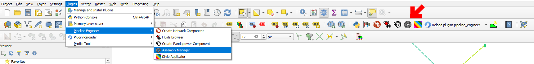Assembly Manager on Toolbar