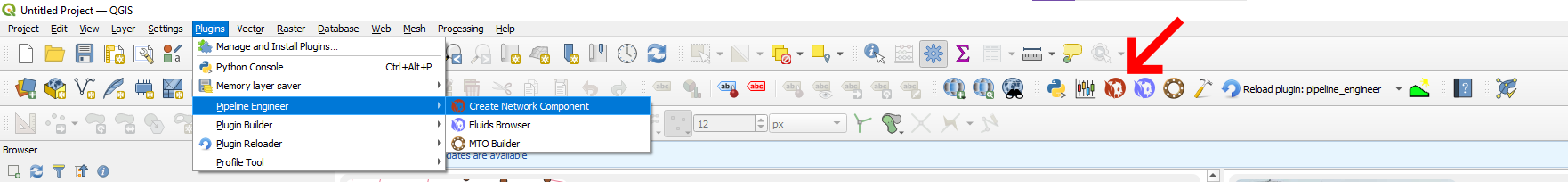 Network Component Creator Toolbar